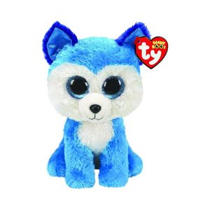 Peluche TY Beanie Boos Prince Perro Husky Mediano Azul