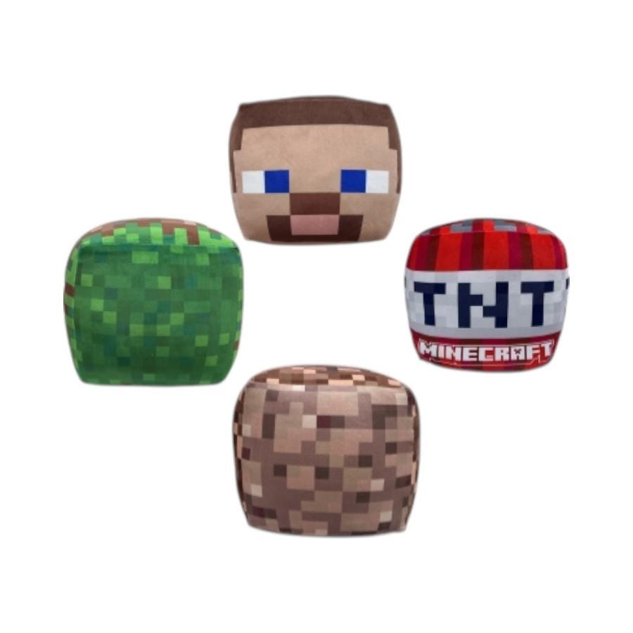 Peluche Cubo con Clip de 12 cm Minecraft Coleccionable