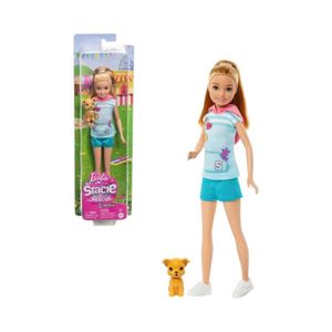 Muñeca Stacie Al Rescate con Perrito Barbie