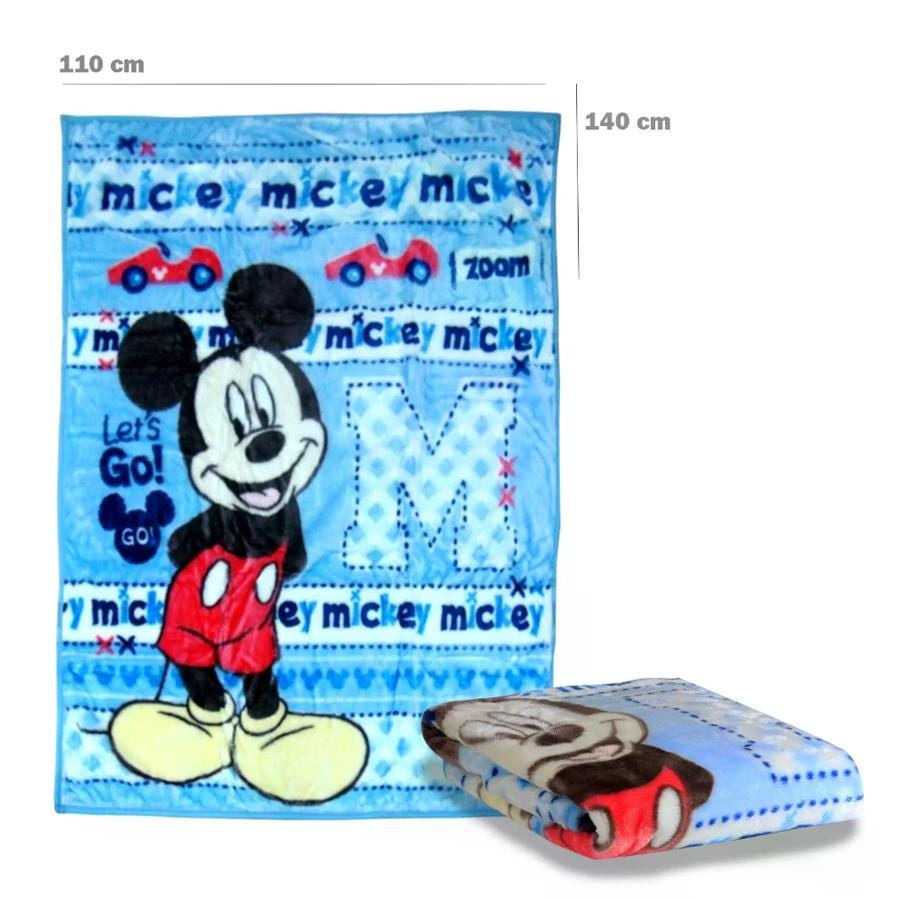 Cobertor Cuna Bebesit Mickey Celeste
