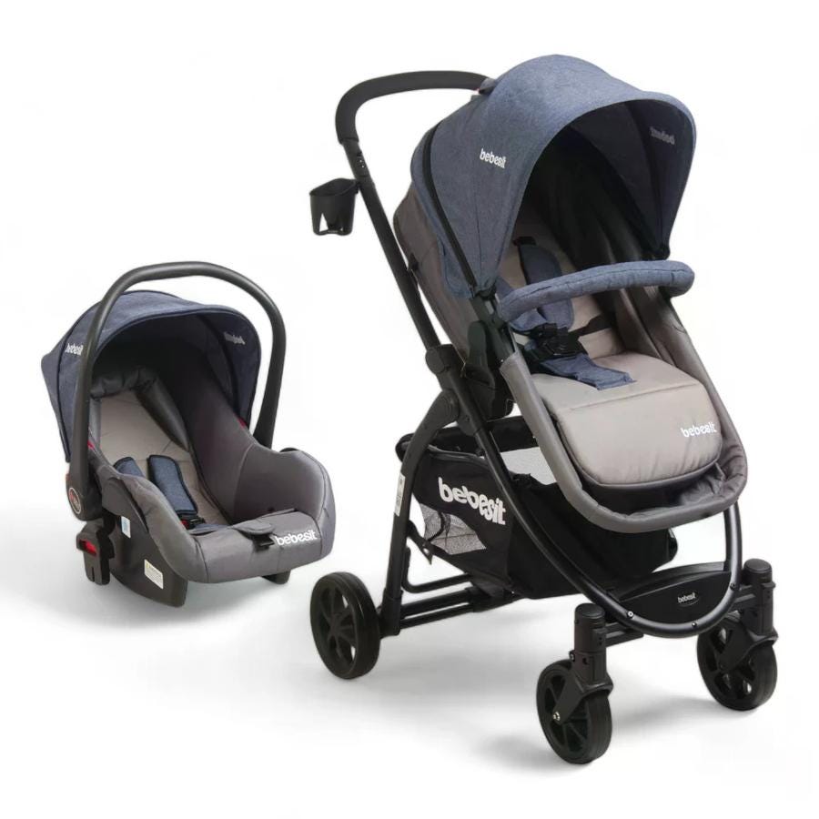 Coche Travel Bebesit System Fenix Azul