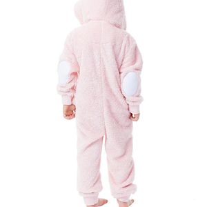 Enterito Polar Peluche Aj-369 Rosado T7-8