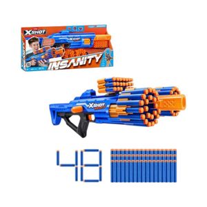 Lanzador X-Shot Insanity Manic 48 Dardos Espuma