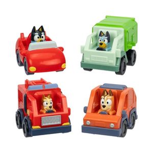 Juguete Mini Autos Bluey Coleccionables Multicolor