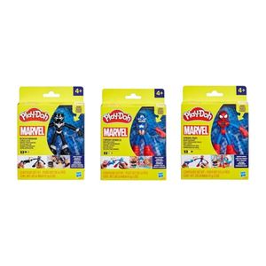Masas Interactivas Play Doh Figuras Marvel Surtido
