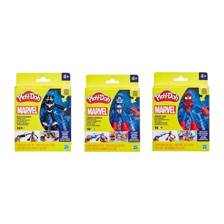 Masas Interactivas Play Doh Figuras Marvel Surtido