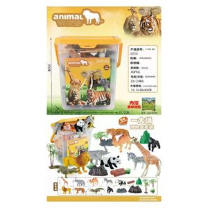 Balde De Juguetes Animales Granja Surtido