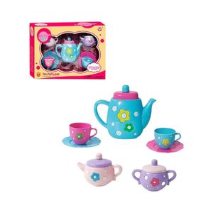 Juego De Té Infantil 7 Piezas Con Tetera Y Accesorios