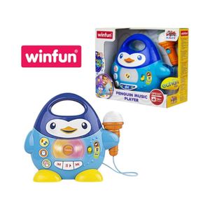 Pingüino Reproductor de Música Winfun Con microfono
