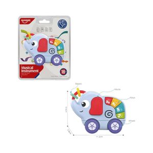 Juguete Musical Sonajero Elefante Huanger Cascabel Bebé