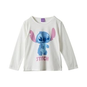 Polera Manga Larga Infantil Lilo & Stitch Classics Blanco