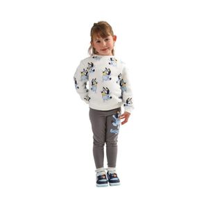Conjunto Niña Bluey Full Print Blanco