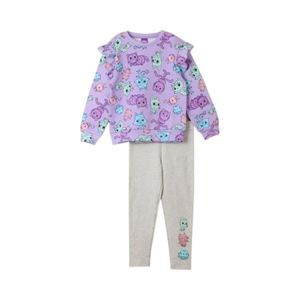 Conjunto Niña Funny Cats Gabby Doll House Lila