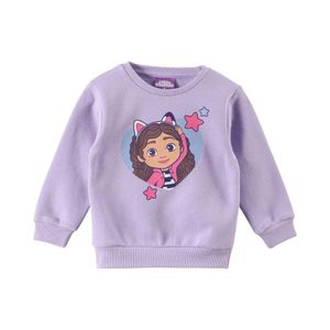 Polerón Infantil Corazones Gabby Doll House Morado