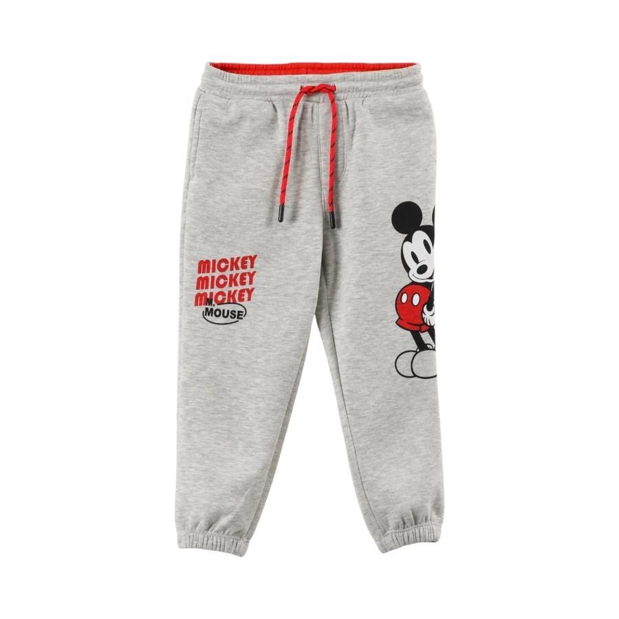 Pantalón de Buzo Niño Mickey Pose Gris