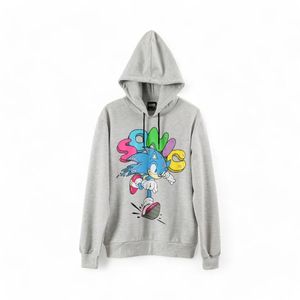 Polerón Infantil TBC Sonic Corriendo Hoodie Gris