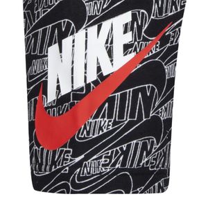 Short Estampado Nike Niño Negro