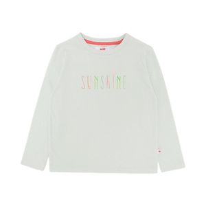 Polera Niña Osito Manga Larga Blanco