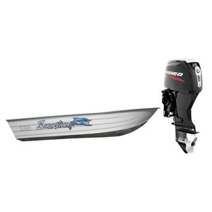 Bote Aluminio Smartliner 150 Deluxe + Motor 60HP 4T Pata Larga Hidea