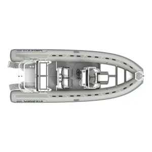 BOTE SEMIRRÍGIDO SP600HYP GRIS CLARO