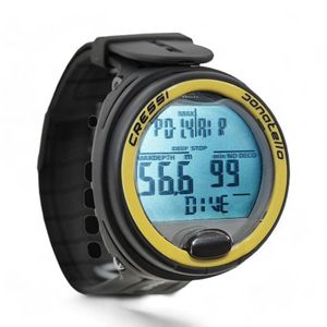 Computador Cressi Donatello Negro/Amarillo