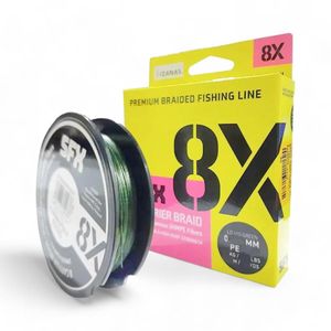 Linea Pesca Sufix Trenzada 8X 0.205 Mm 100 Metros Verde