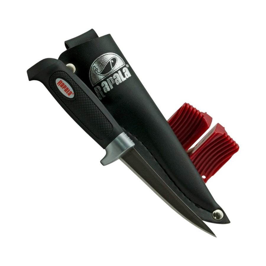 Cuchillo Filetero Rapala Hoja 10cm Negro