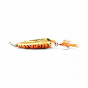 Señuelo Pesca Ragot King Spoon Feather 214 63 Gr Naranjo