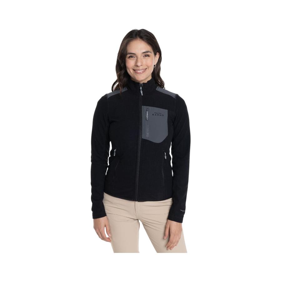 Polar Mujer Kannu Full Zipper Limarí Negro