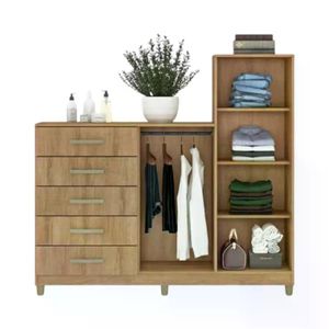 Comoda Baum Chicago 2 Puertas Café Miel