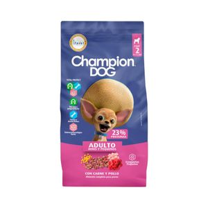 Champion Adulto Mini Pequeños MyG Carne y Pollo 18 kg