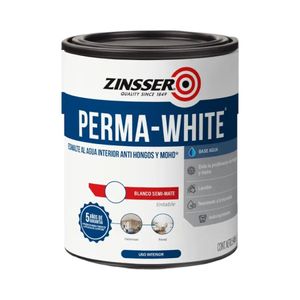 Esmalte al Agua Interior Blanco Zinsser Perma-White 946 ml