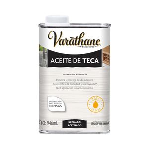 Aceite de Teca para madera Int y Ext Varathane 946 ml