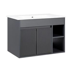 Kit Mueble Baño Stretto Lille Dark Grey