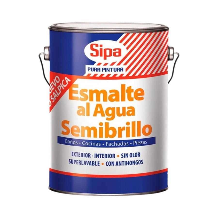 Esmalte al Agua Sipa Blanco Semibrillo 1 GL