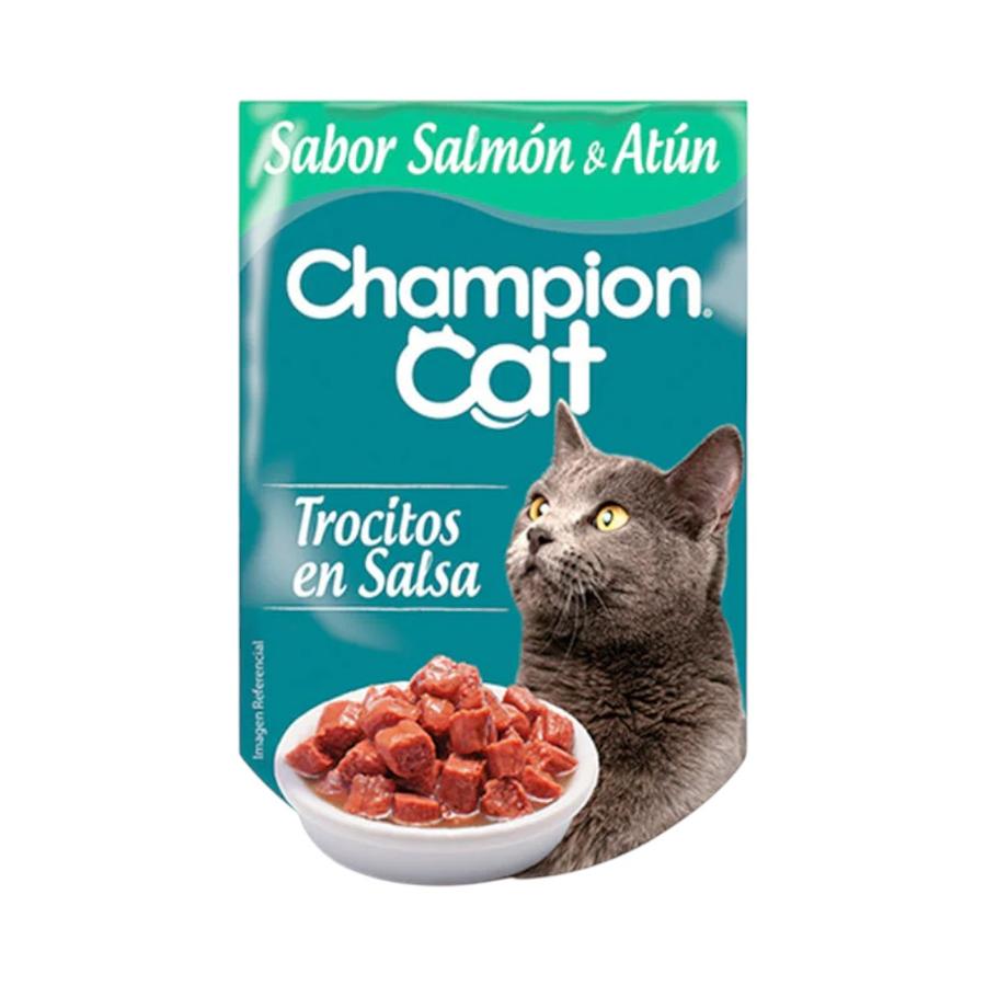 Champion Cat Sobre Atún y Salmón 100 gr