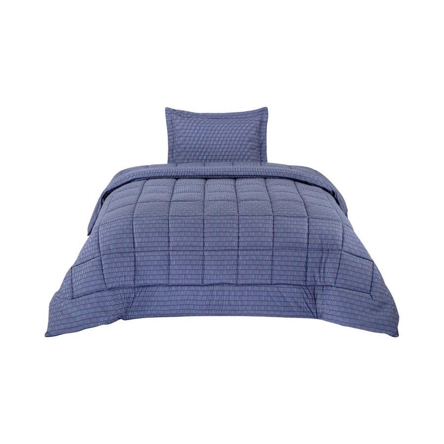 Plumón Matiz 1.5 Plazas Geometric Azul