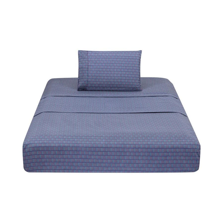 Sábanas Matiz 1.5 Plazas Geometric Azul