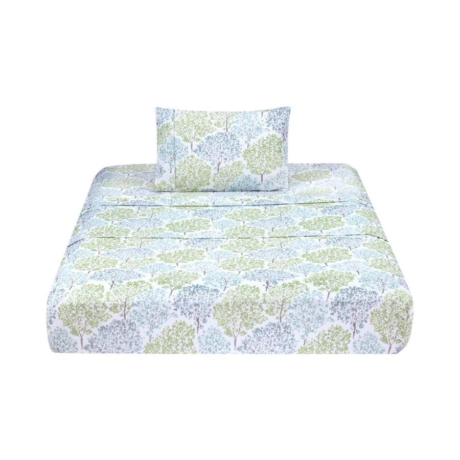 Sábanas Botanic 1.5 Plazas Matiz Celeste