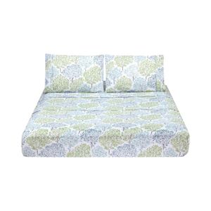 Sábanas Botanic 2 Plazas Matiz Celeste