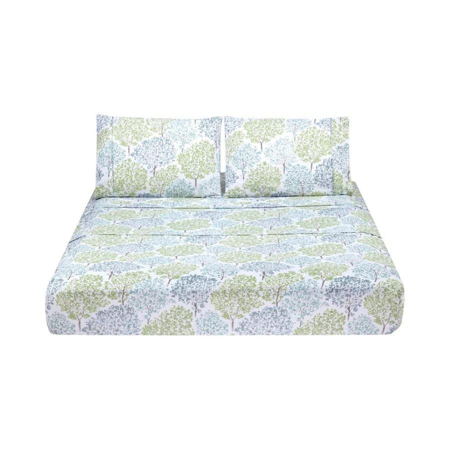 Sábanas Botanic 2 Plazas Matiz Celeste