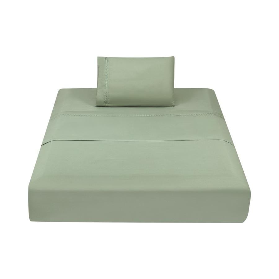 Sábanas Rustic 1.5 Plazas Matiz Textura Suave Verde
