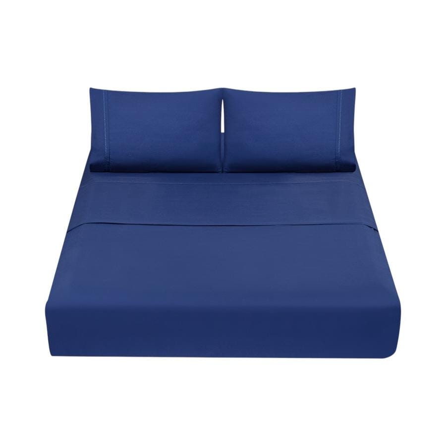 Sábanas Geometric 2 Plazas Matiz Liviana Azul