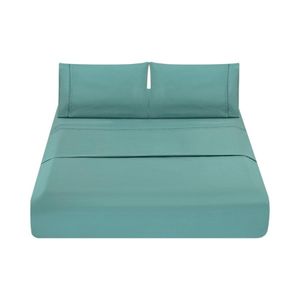 Sábanas Botanic 2 Plazas Matiz Toque Fresco Petróleo