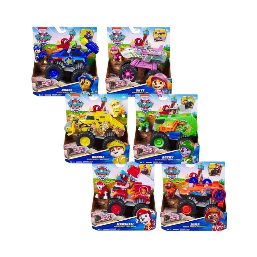 Vehículo IMEX 6069372 Paw Patrol Rescue Wheels Surtido