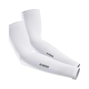 Par de Mangas para Running Finisher 799192195648 Blanco