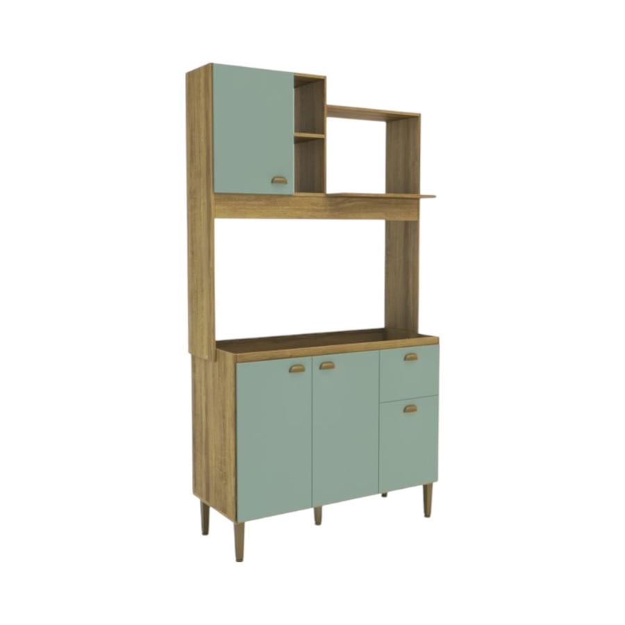 Kit Cocina Azallea 123 cm Honey Green
