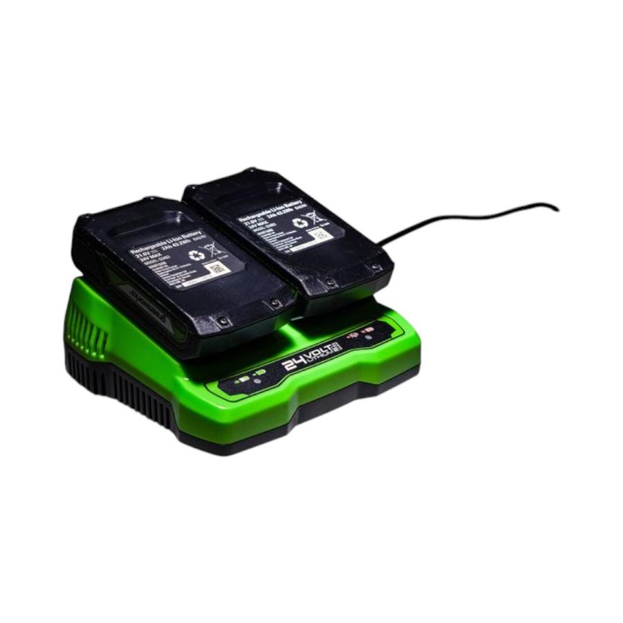 Cargador Doble 24V Greenworks