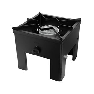 Anafe Industrial 1 Plato Bajo 43x43 Cm Maigas Negro