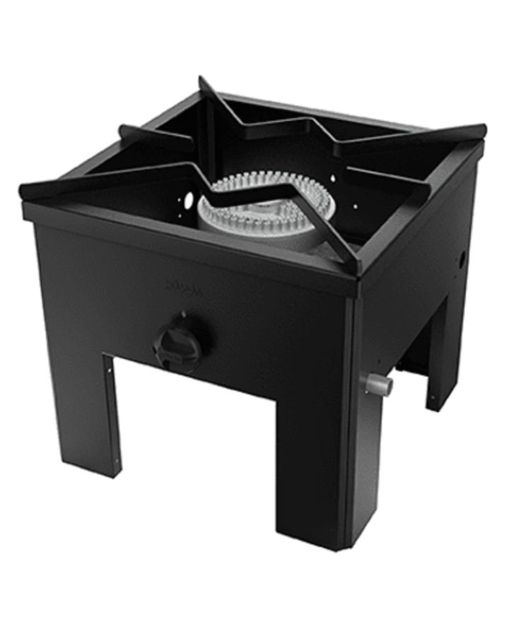 Anafe Industrial 1 Plato Bajo 43x43 Cm Maigas Negro